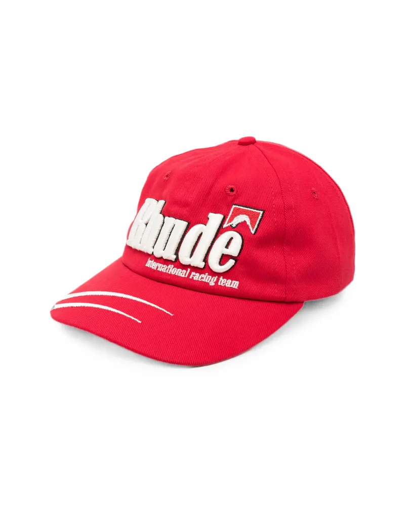 RHUDE Logo-embroidered Baseball Cap Red