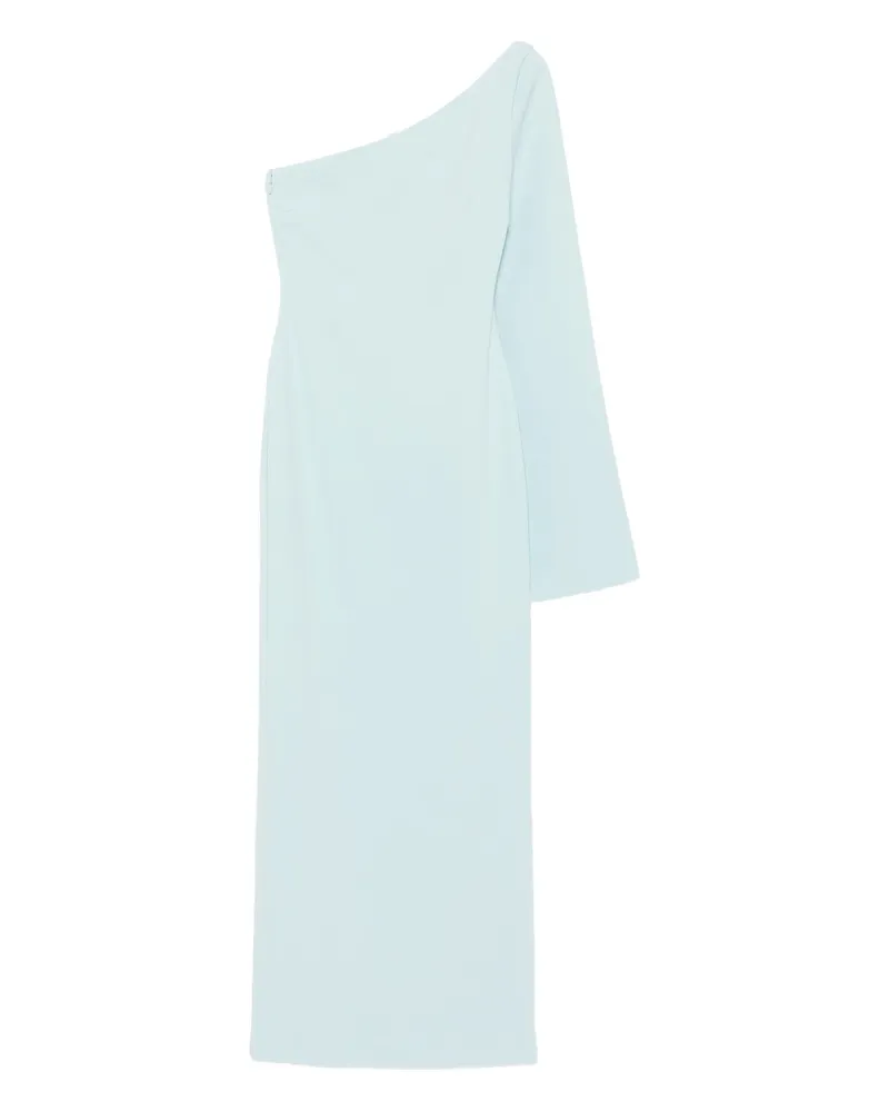 Solace London One-shoulder Midi Dress Blue