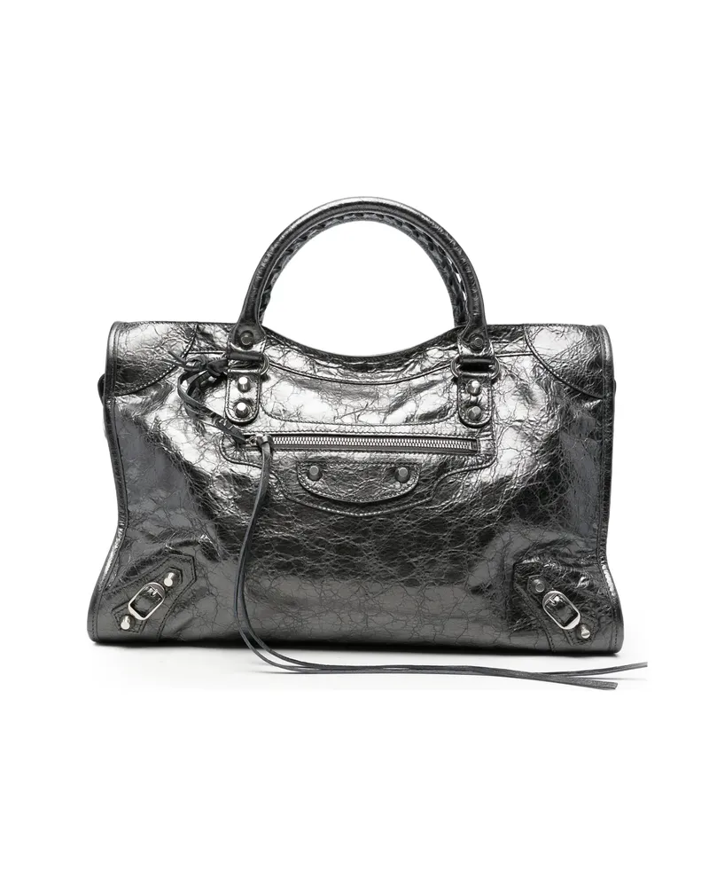 Balenciaga Neo Classic Tote Bag Silver