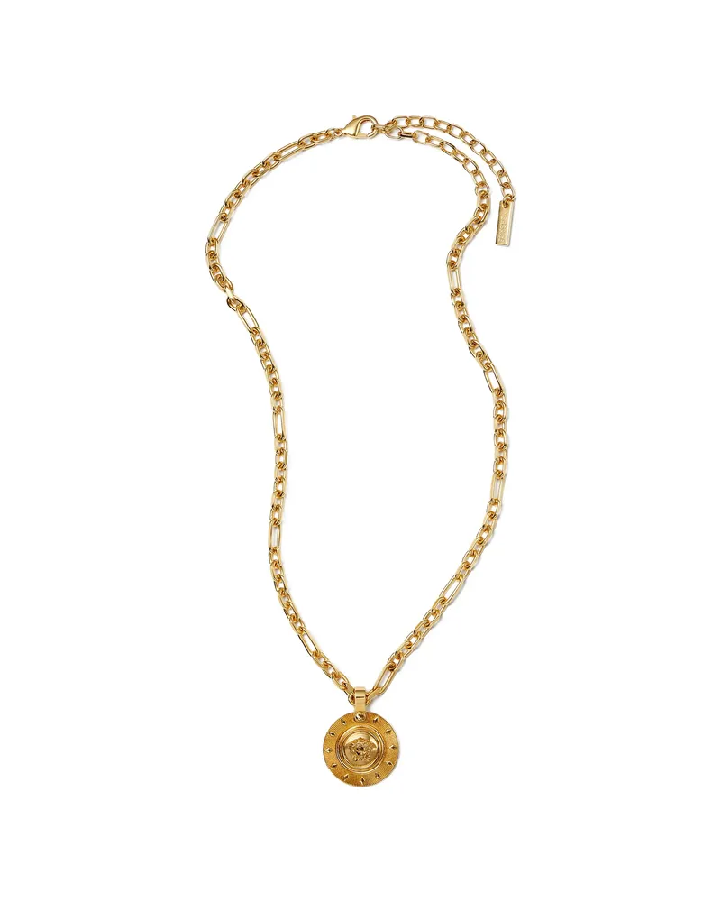 Versace Medusa-pendant Chain Necklace Gold