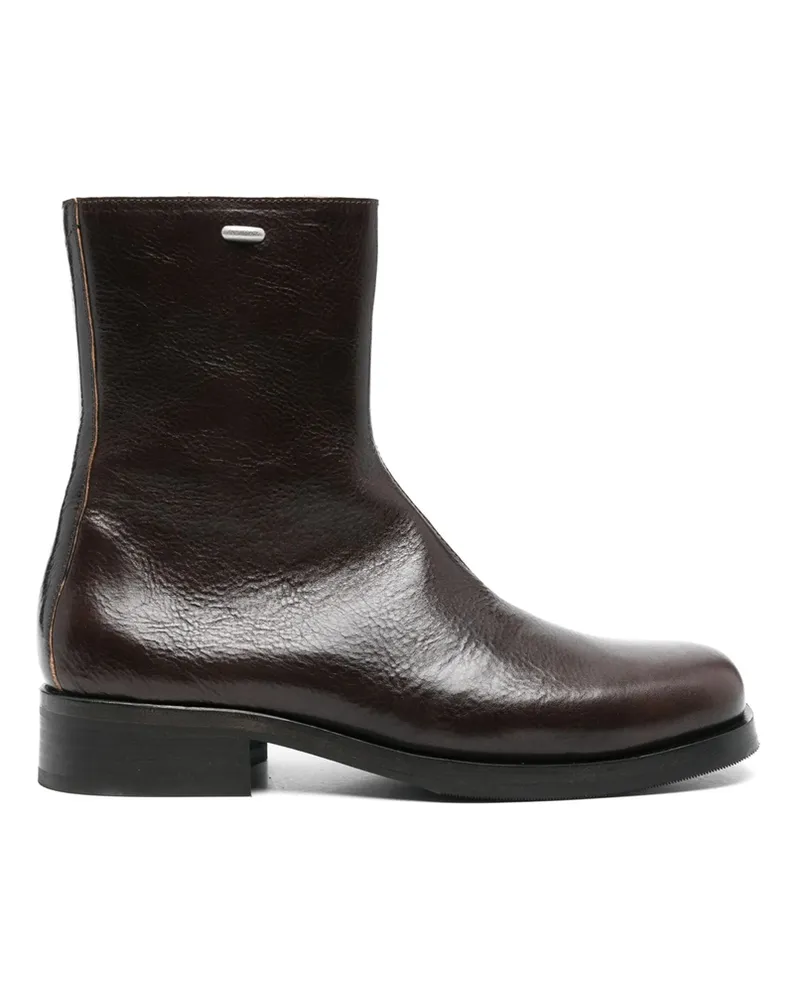Our Legacy Square-toe Ankle Boots Brown