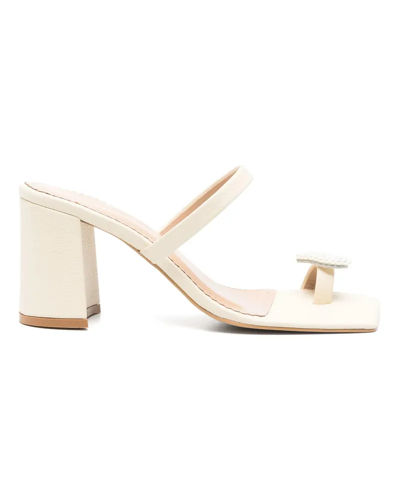 Vanina 70mm Reine De Coeur Mules Neutrals
