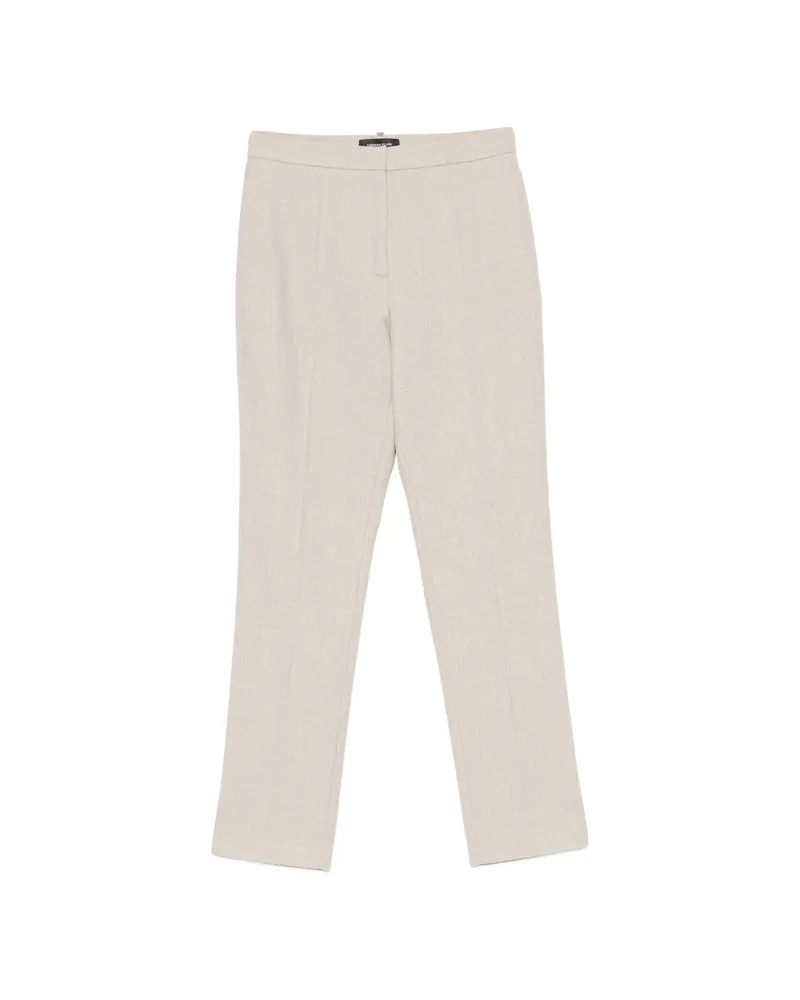 Fabiana Filippi Beaded-detail Trousers Neutrals
