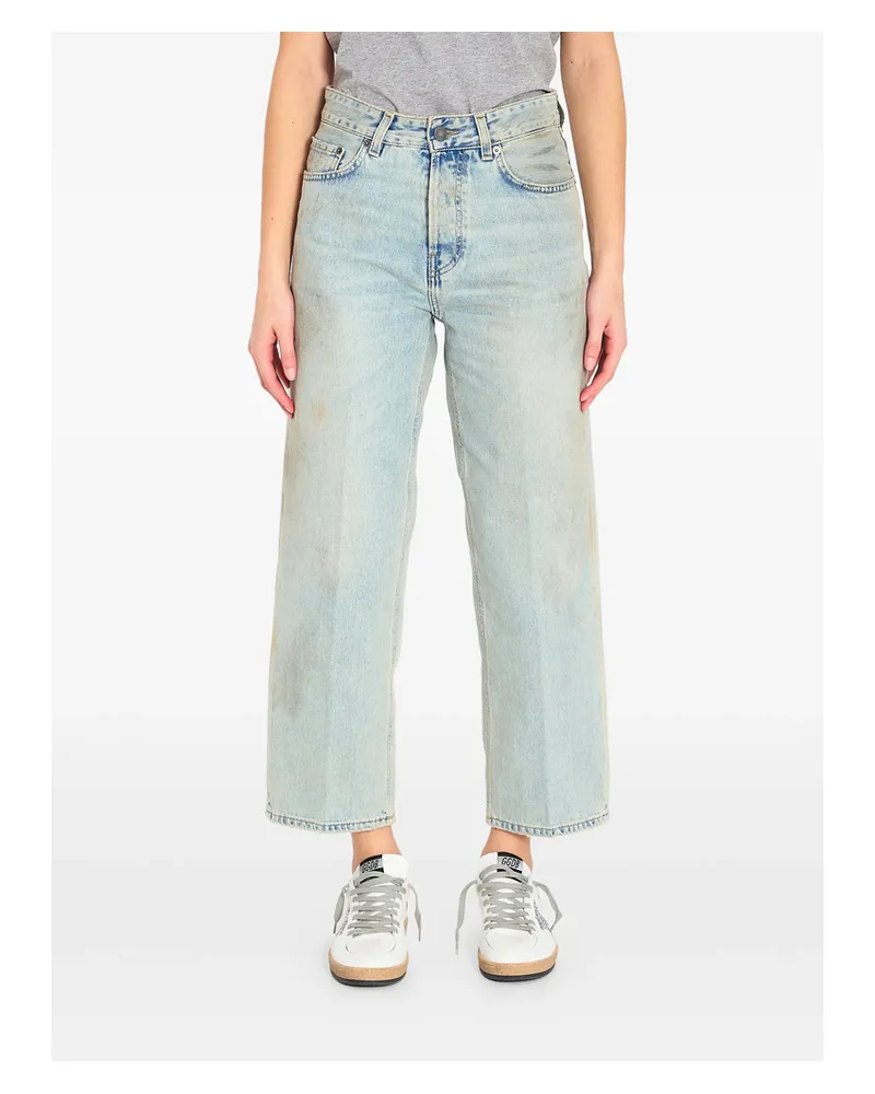 Haikure Betty Soft Stained Sky Stained Denim Jeans White