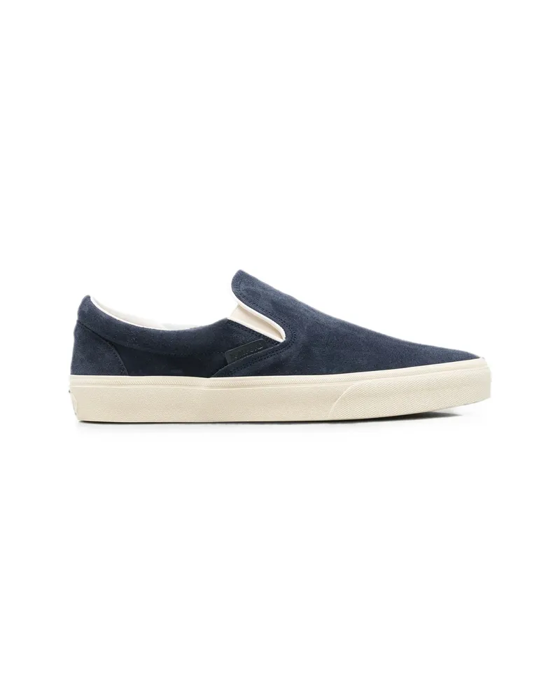 Tom Ford Round-toe Slip-on Loafers Blue