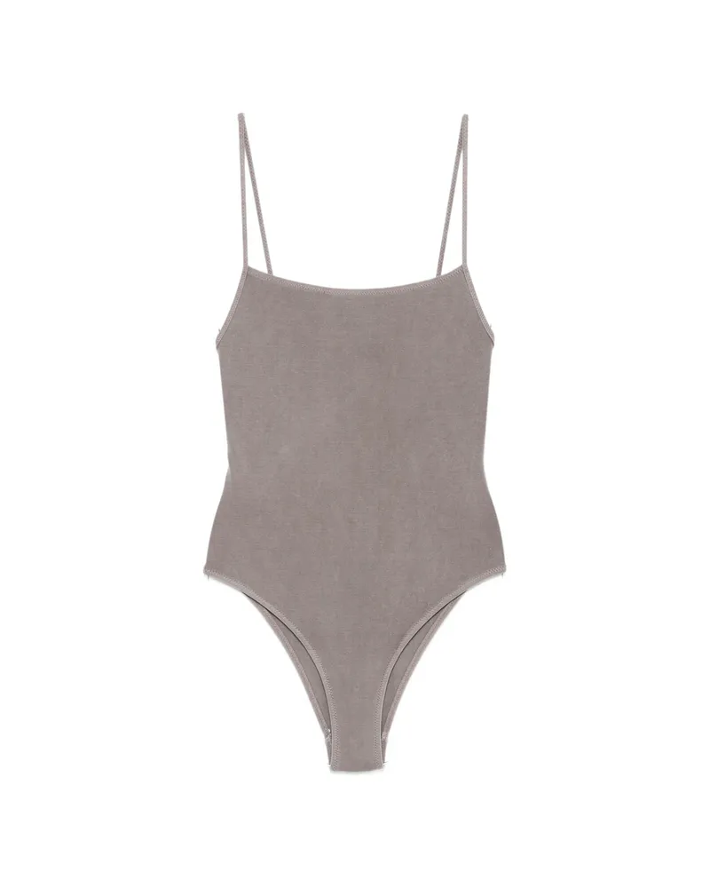 Paloma Wool Spaghetti-strap Scoop-back Swimsuit Grey