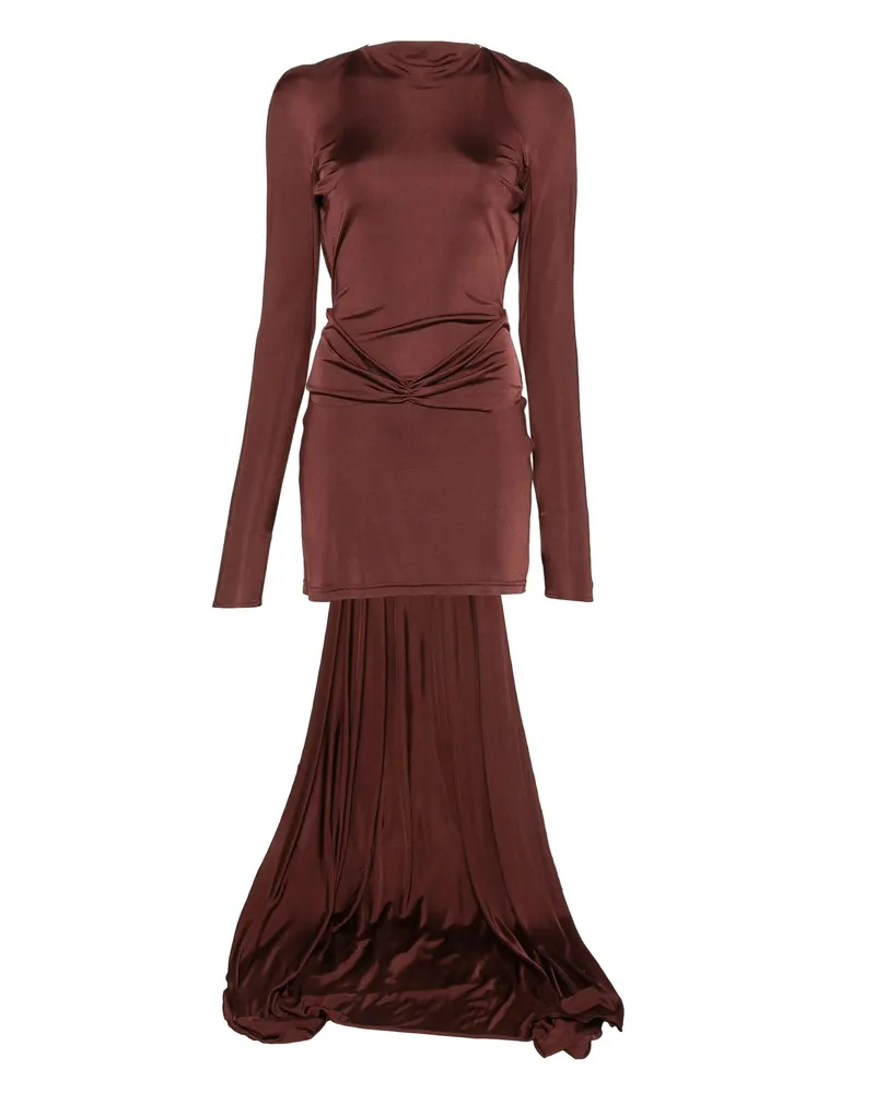 David Koma Open-back Mini Dress Red