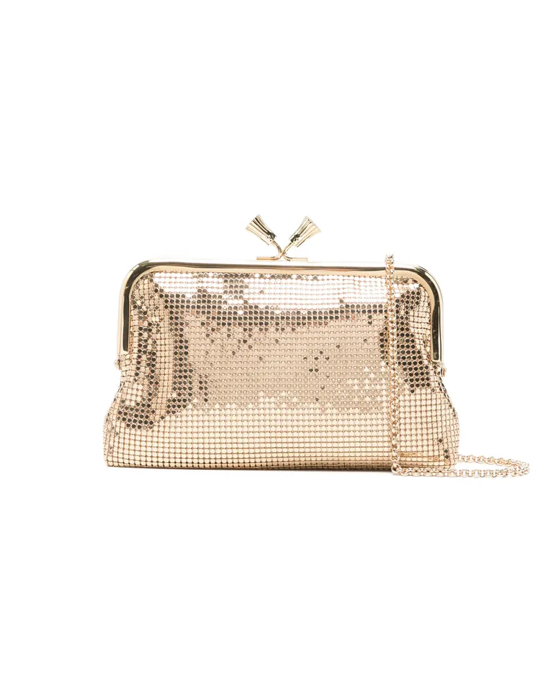 Anya Hindmarch Maud Clutch Bag Gold