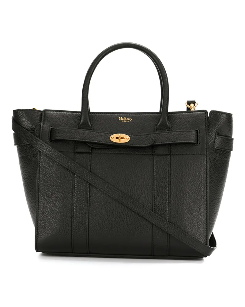 Mulberry Bayswater Leather Tote Bag Black