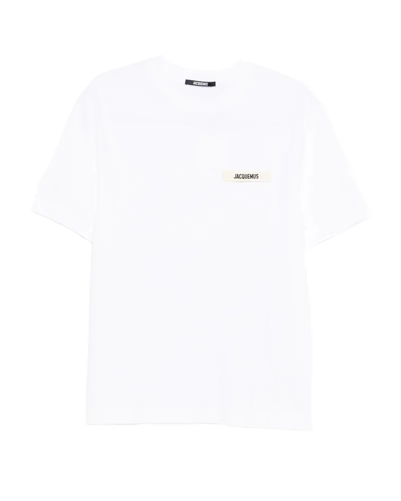 Jacquemus Le T-shirt Gros Grain T-shirt White