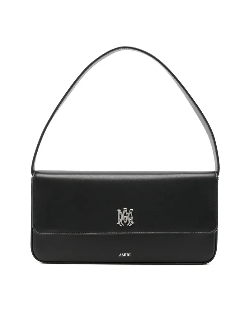 Amiri Leather Shoulder Bag Black