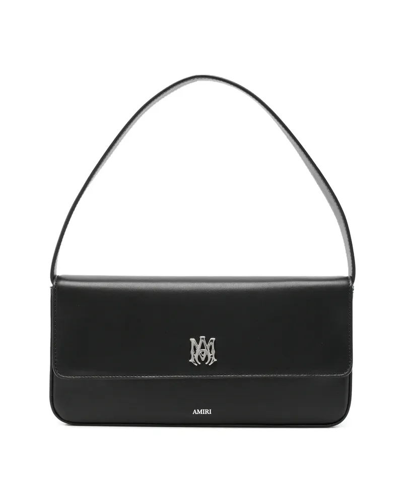 Amiri Leather Shoulder Bag Black