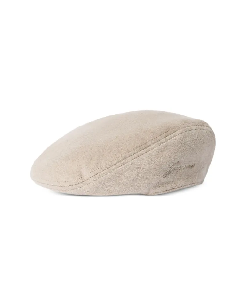 Jacquemus The Valérie Beret Neutrals