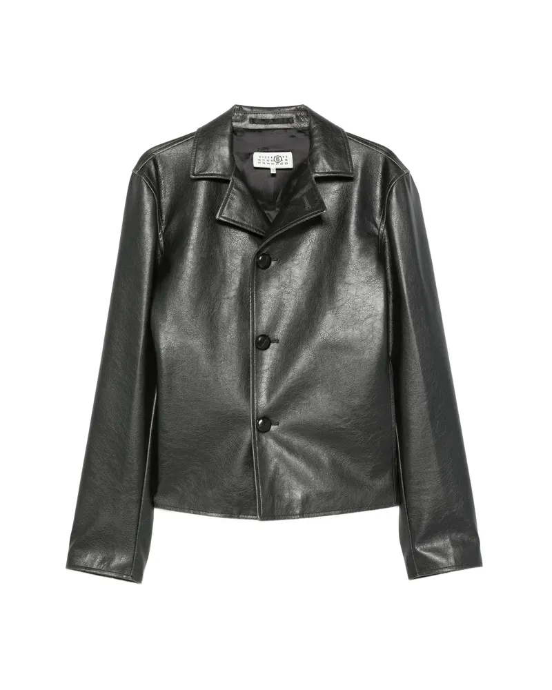 Maison Margiela Button-fastening Long-sleeve Jacket Black