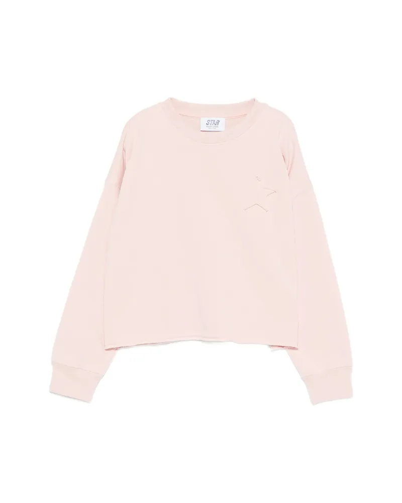 Golden Goose Pianiga Star-patch Sweatshirt Pink