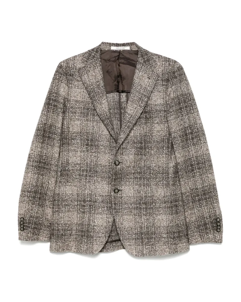 Tagliatore Single-breasted Blazer Brown