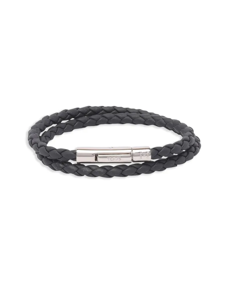 TOD'S Braided Bracelet Blue