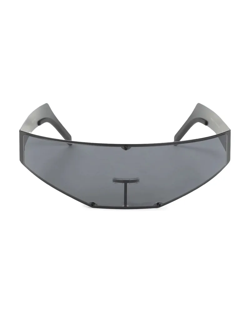 Rick Owens Shield-frame Sunglasses Black