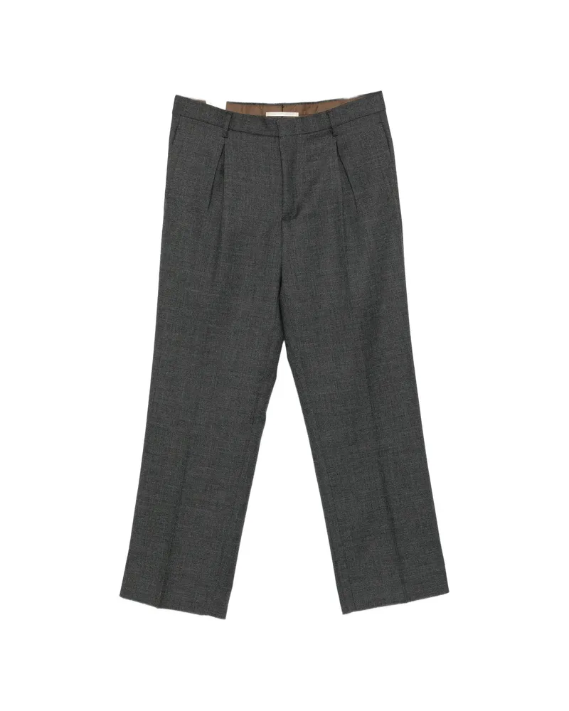 Briglia 1949 Pleated-detail Wide-leg Trousers Grey