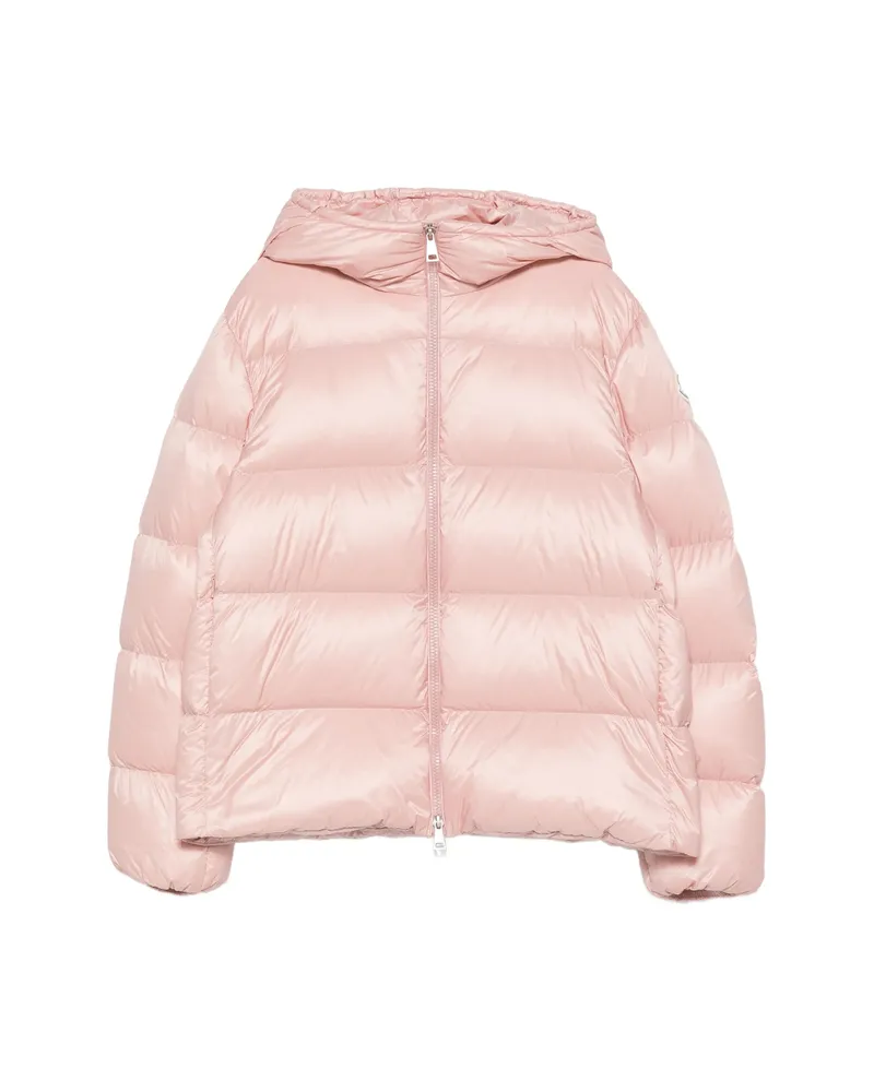 Moncler Hooded Padded Jacket Pink