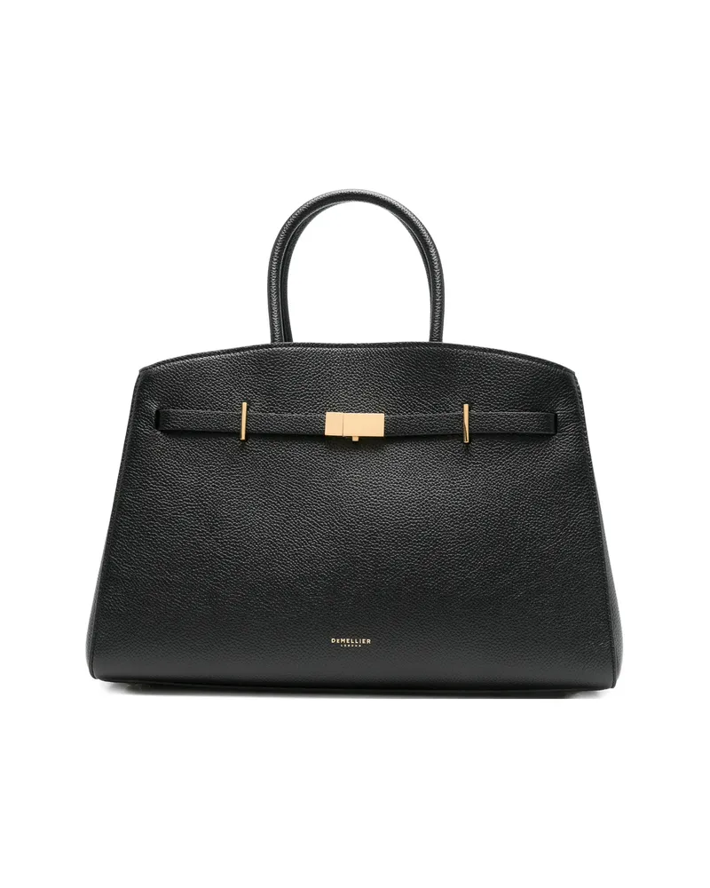 DeMELLIER Midi Hudson Tote Bag Black
