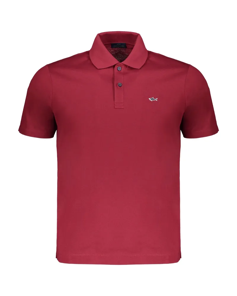 Paul & Shark Embroidered-logo Polo Shirt Red