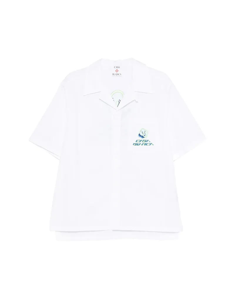 Casablanca Paris Graphic Shirt White