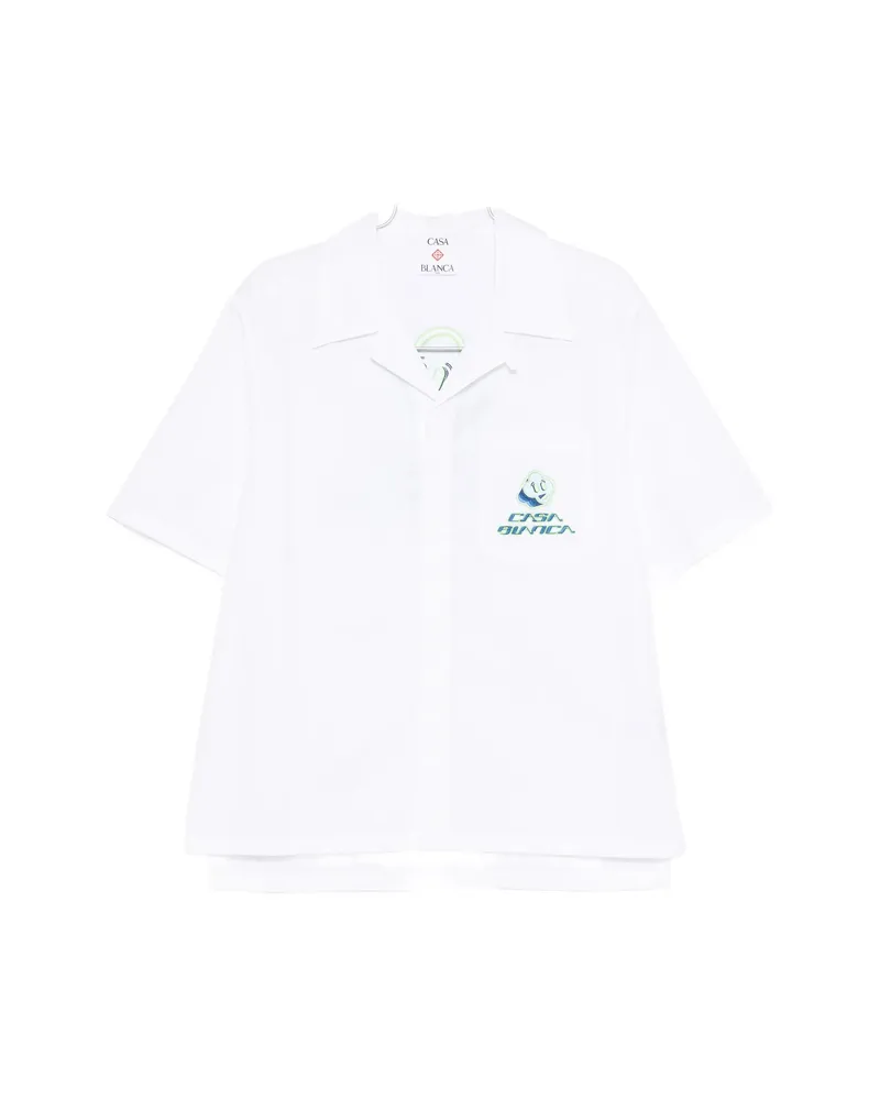 Casablanca Paris Graphic Shirt White