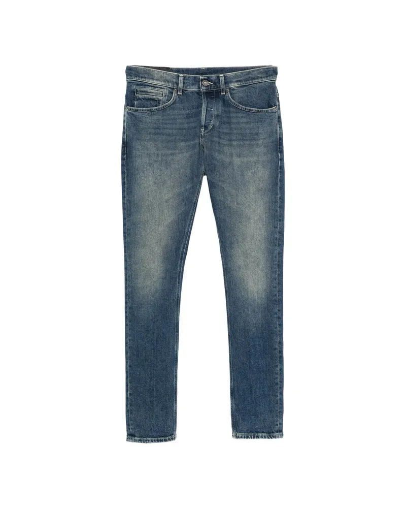 Dondup Faded-effect Slim-fit Jeans Blue