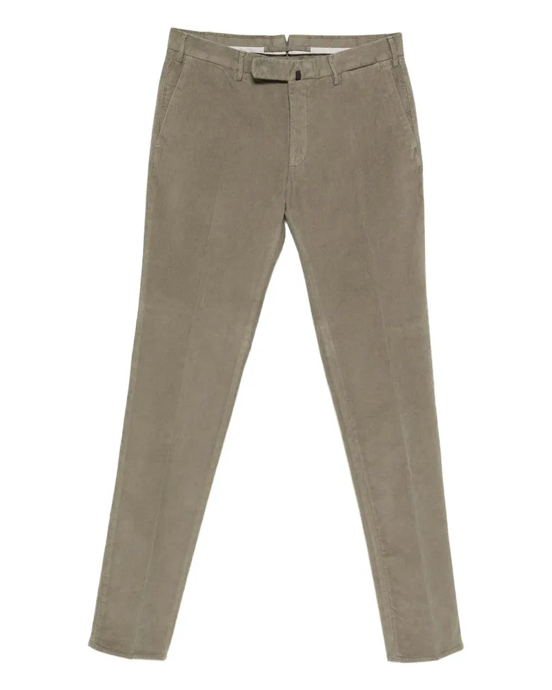 Incotex Stretch-cotton Trousers Green
