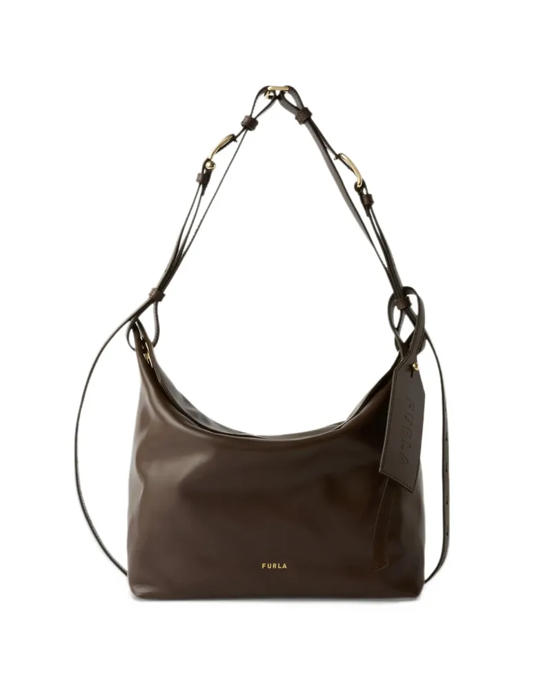 Furla Ginevra Shoulder Bag M Brown