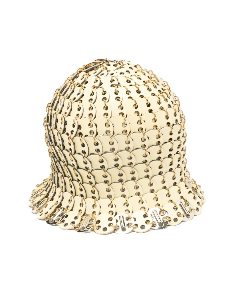 Paco Rabanne Logo-plaque Hat Yellow