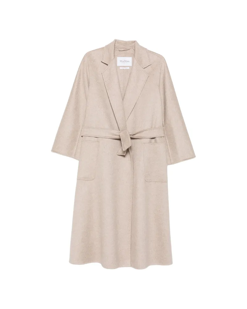 Max Mara Belted Cashmere Coat Neutrals
