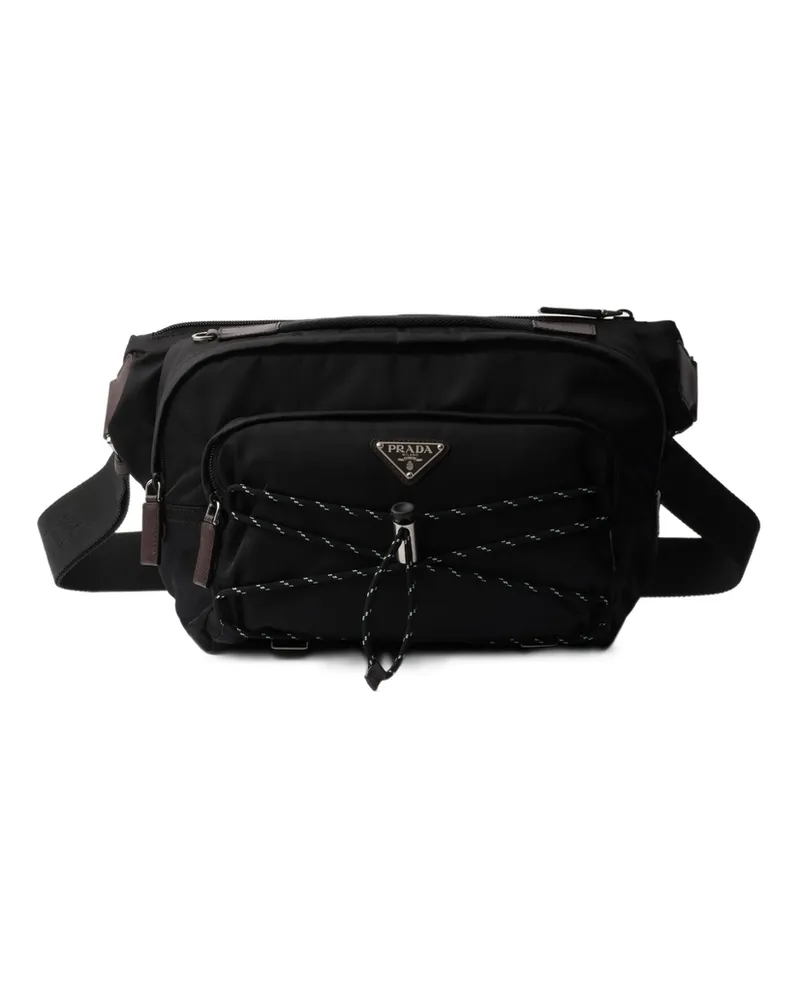 Prada Speedrock Re-Nylon Shoulder Bag Black