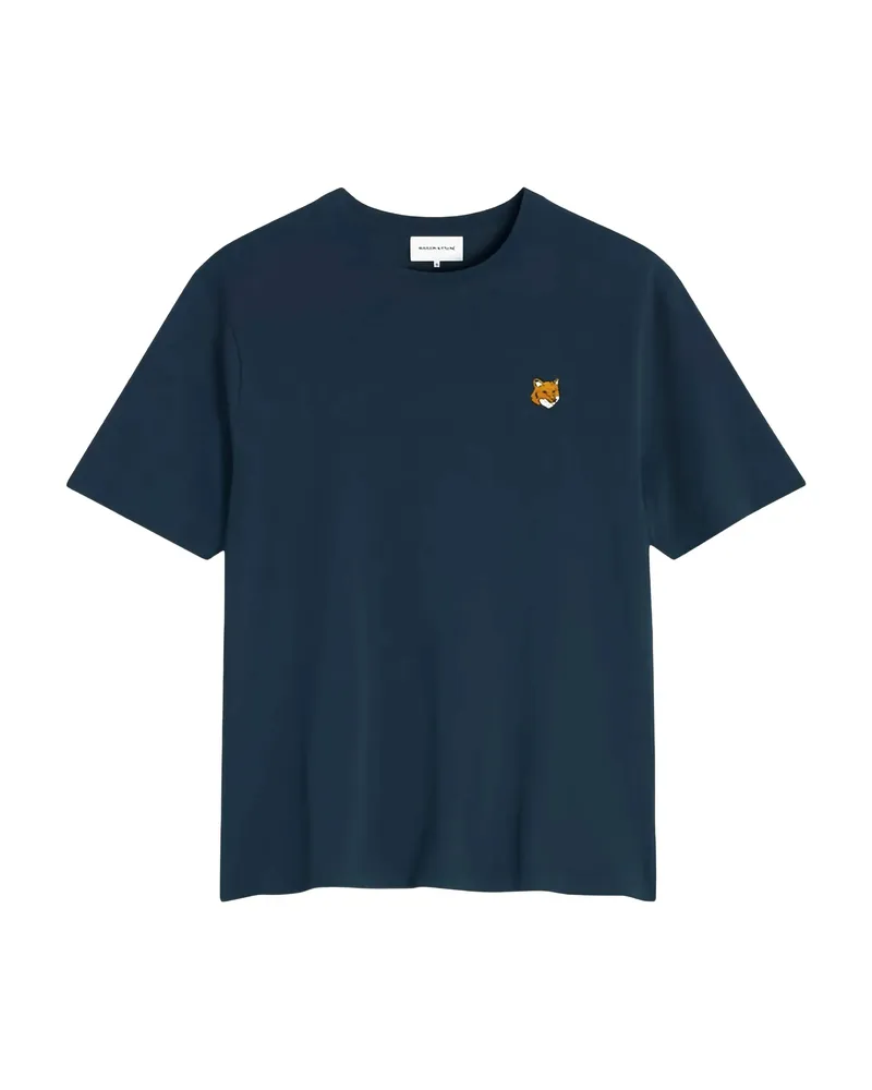 Kitsuné Logo-patch T-shirt Black