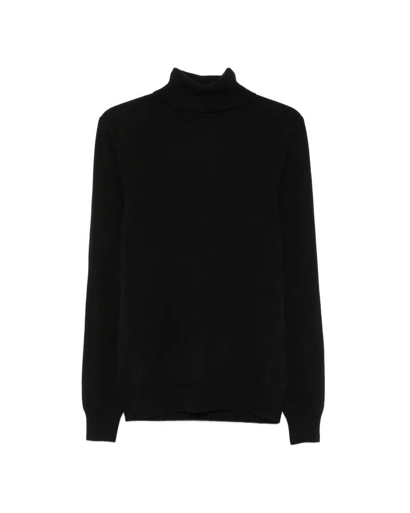 Malo Roll-neck Knitted Black