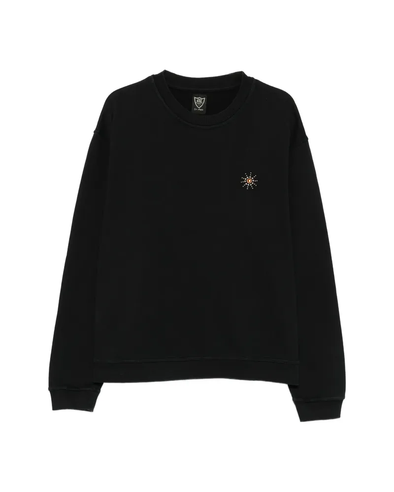 HTC Hollywood Trading Company Sun Stud-embellished Sweatshirt Black