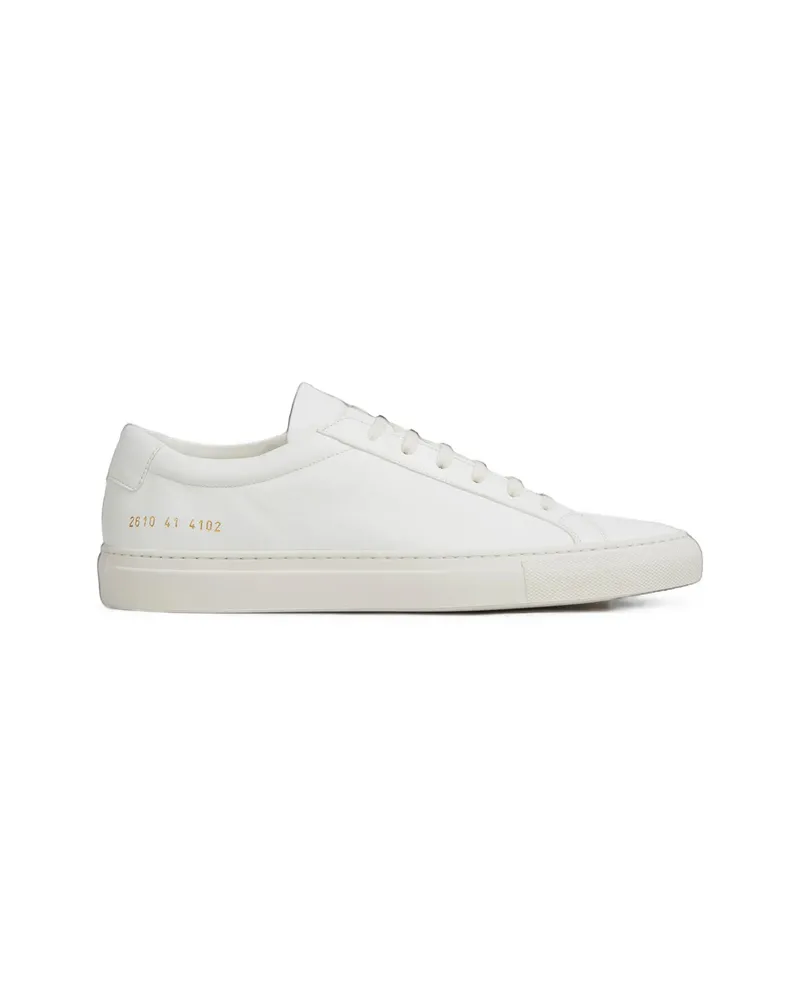 Common Projects Leather Lace-up Sneakers White