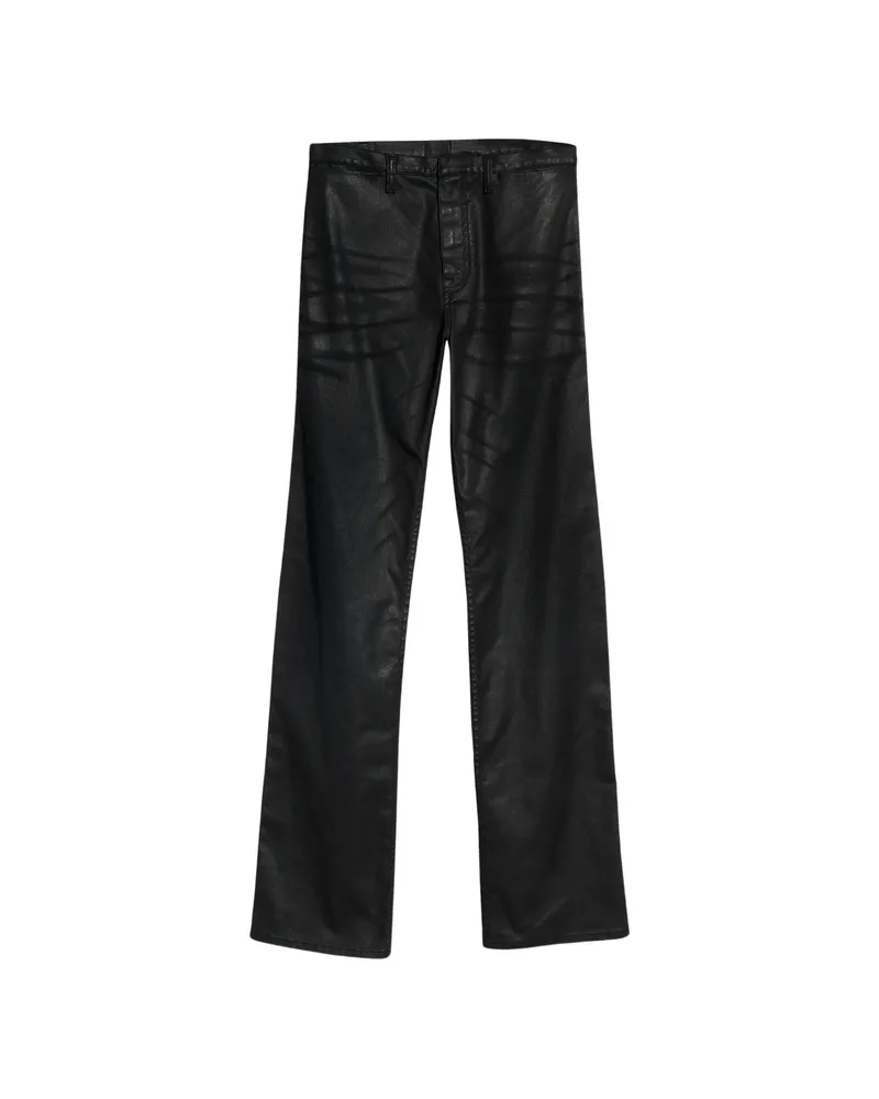Gucci Web-stripe Straight-leg Trousers Black