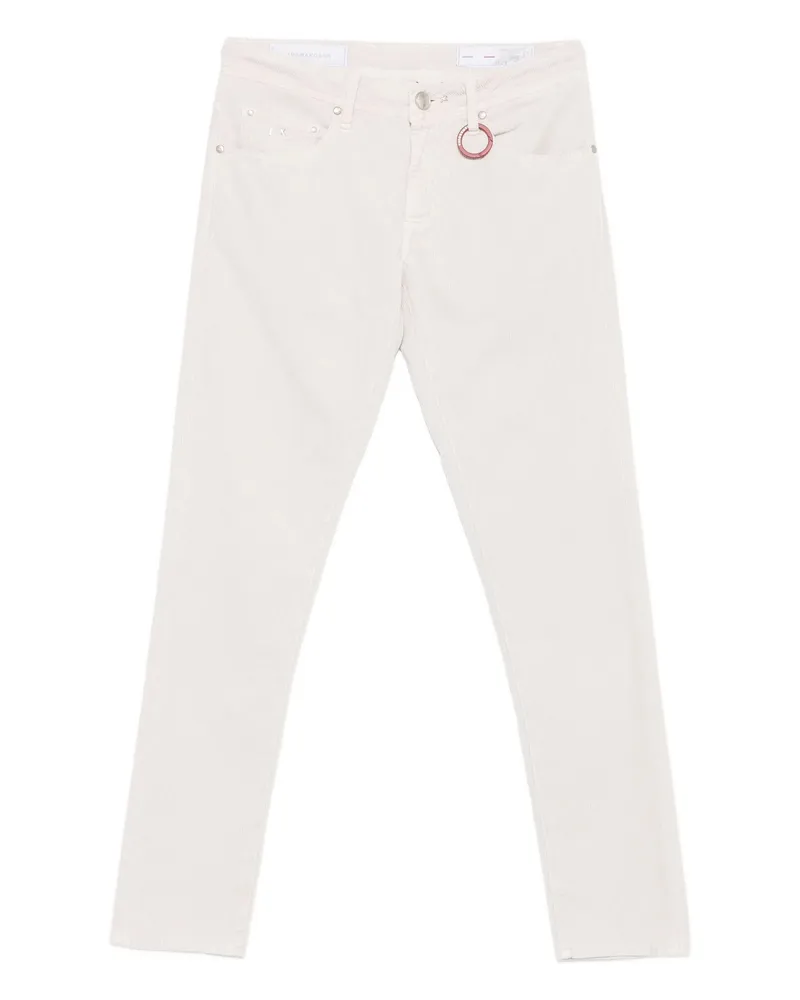 Tramarossa Ring-detail Corduroy Trousers White