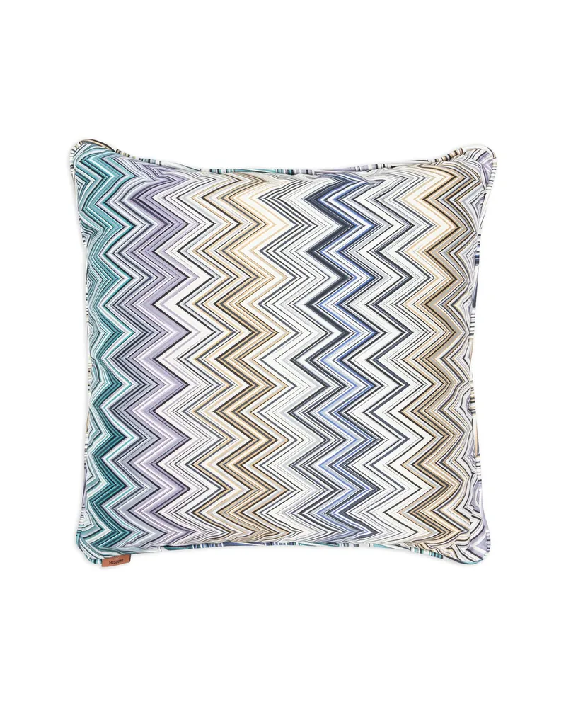 Missoni Home Zig-zag Cushion Blue