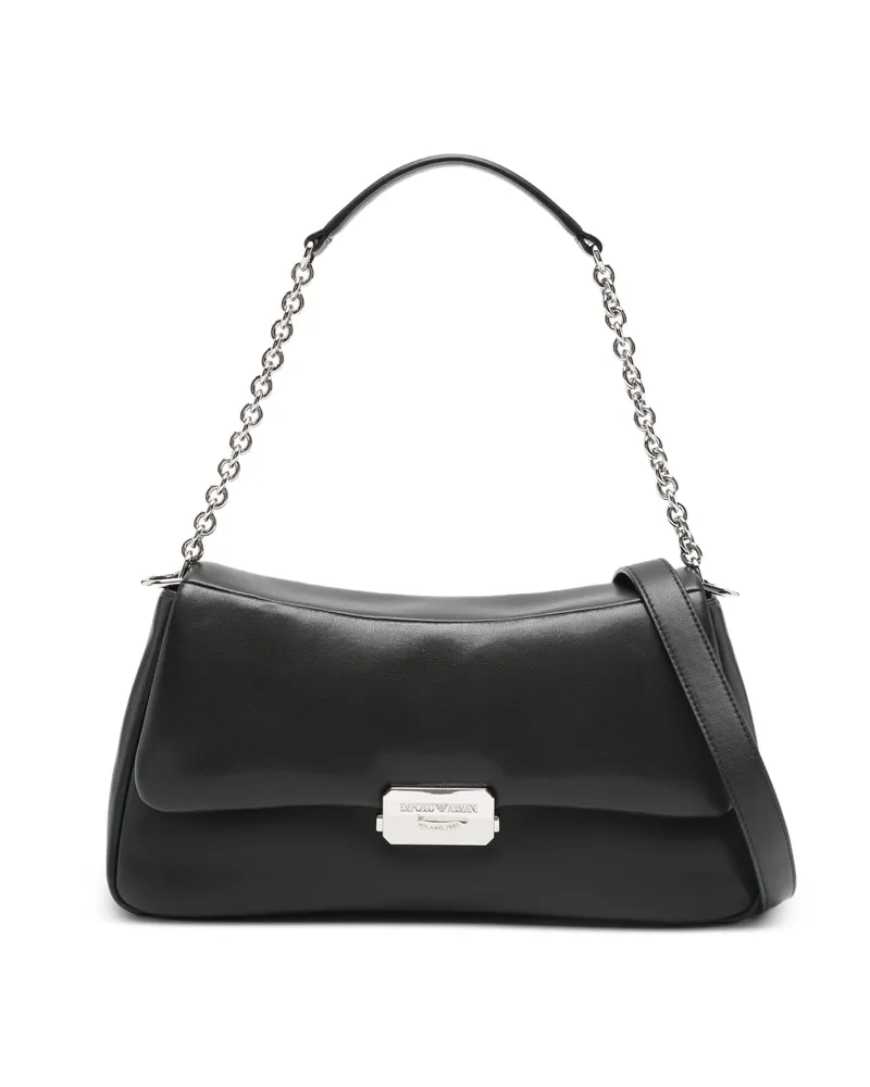 Emporio Armani Chain-strap Shoulder Bag Black
