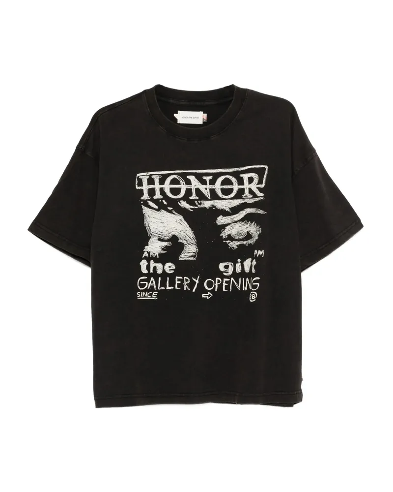 Honor The Gift Art That Reflects T-shirt Black