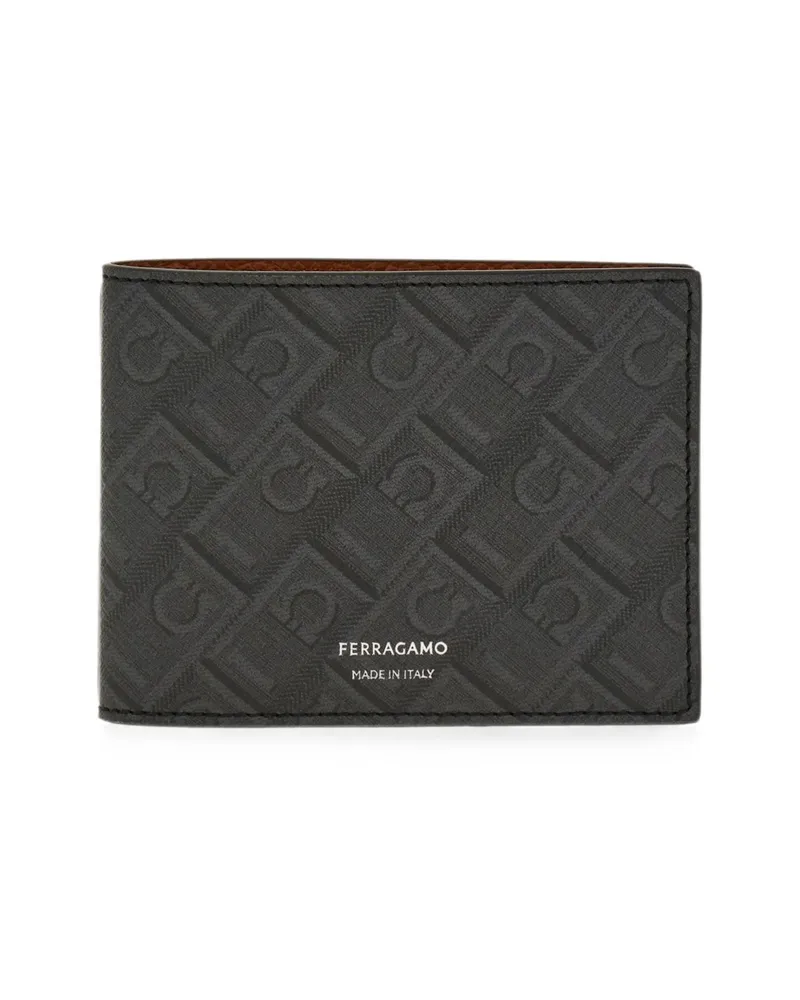 Ferragamo Ferragamo Monogram Wallet Grey