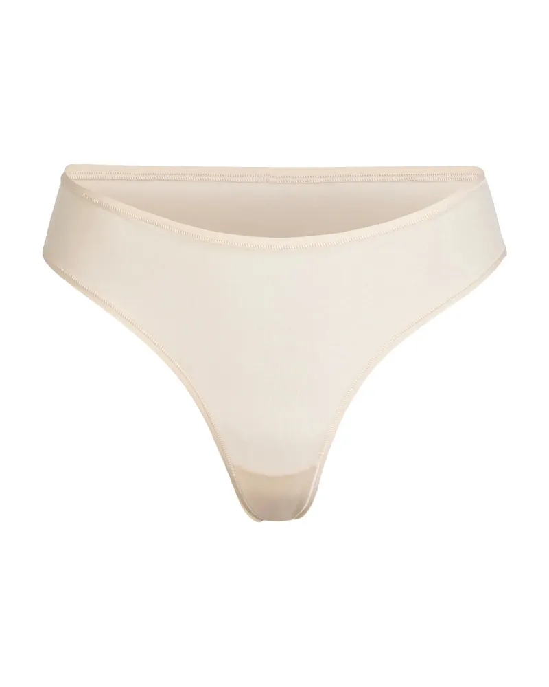 SKIMS Elastic-waistband Thong Neutrals