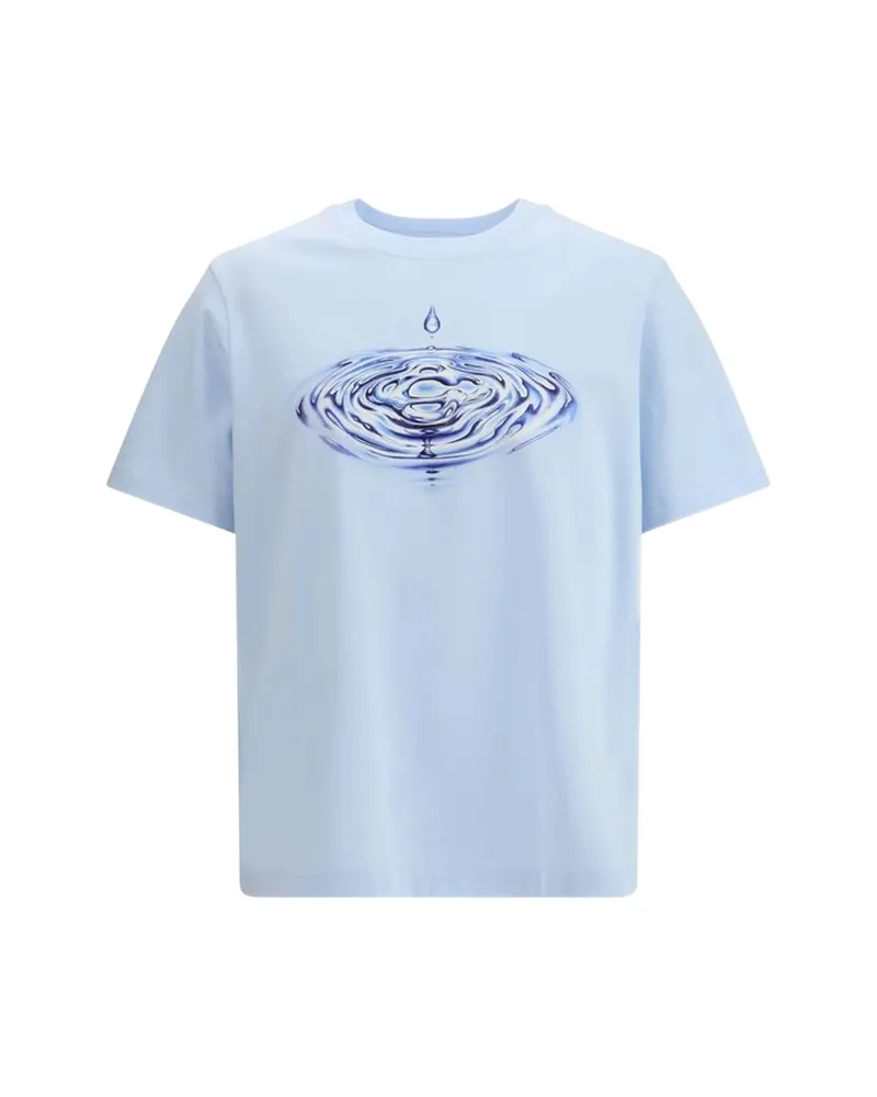 Casablanca Paris Drip T-shirt Blue