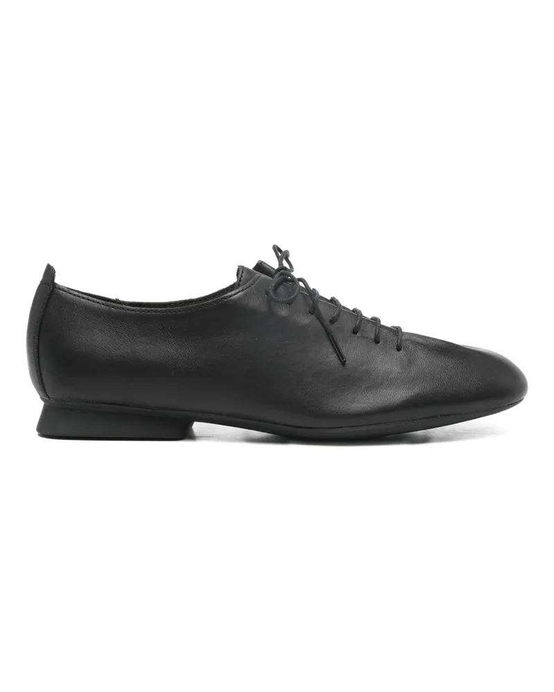 Camper Casi Myra Lace-up Ballet Flats Black