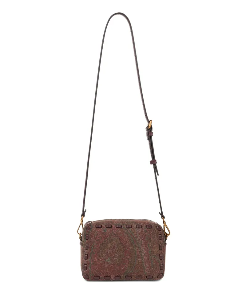 Etro Arnica Paisley-patterned Crossbody Bag Brown