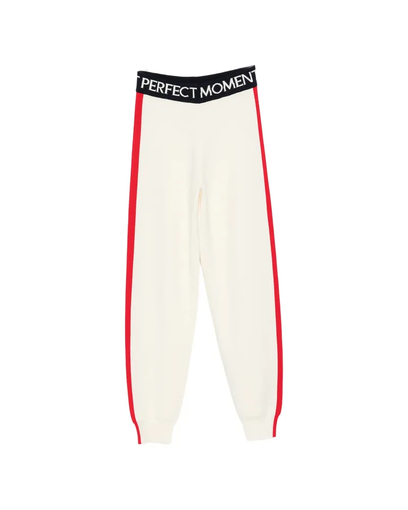 Perfect Moment Side-stripe Logo-waistband Track Pants Neutrals
