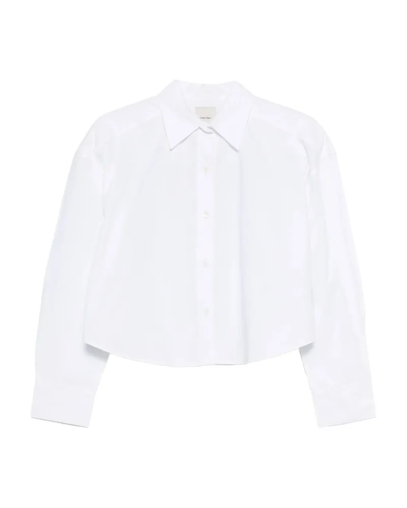 Calvin Klein Cropped Shirt White